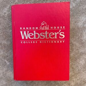 Webster's College Dictionary in Red